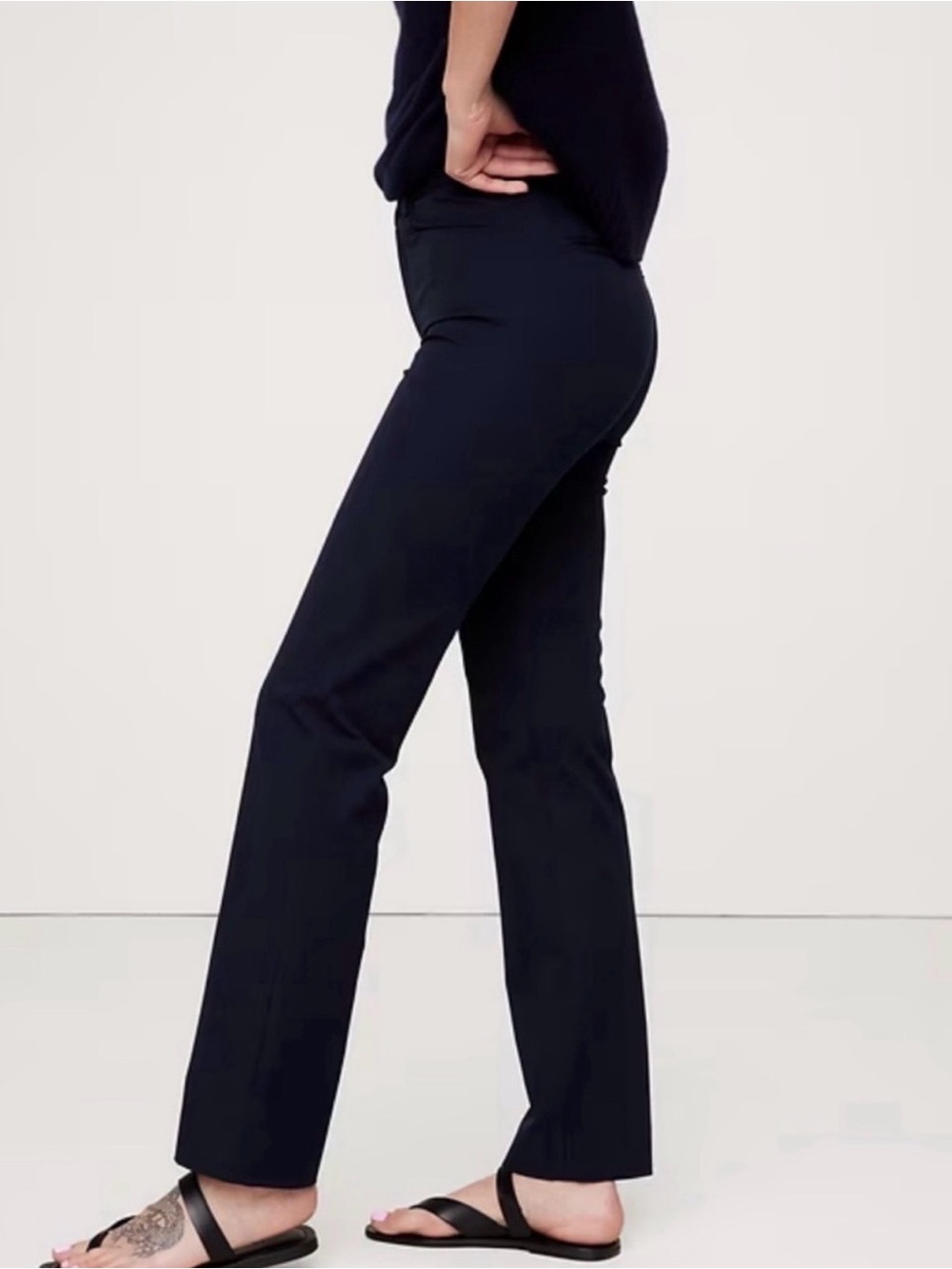 NWT Banana Republic Mid-Rise Straight-Leg Women's Sloan Pant